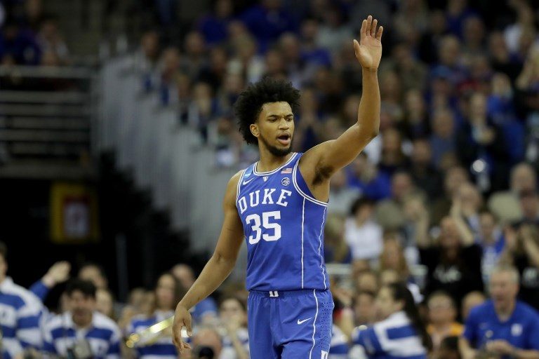 SCORING SENSATION. Marvin Bagley of the Duke Blue Devils is a 6-foot-11 scoring machine. Photo by Streeter Lecka/Getty Images/AFP 
