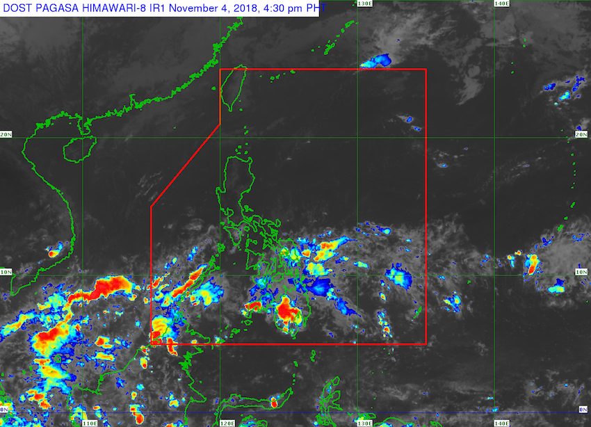 ITCZ to trigger rain in parts of PH on November 5