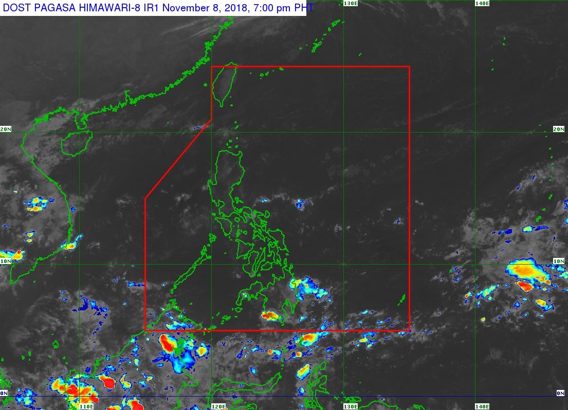Easterlies to affect Bicol, Eastern Visayas on November 9