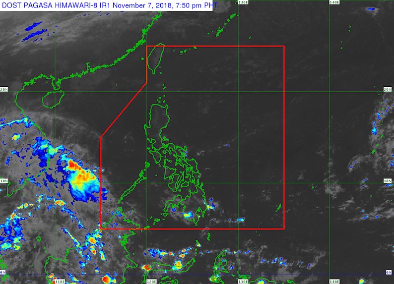 Isolated thunderstorms expected on November 8