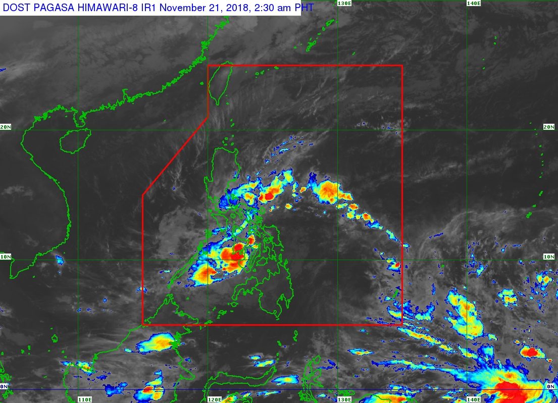 Tropical Depression Samuel makes landfall in Eastern Samar