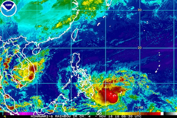 Tropical Depression Samuel to affect Caraga, Davao Oriental