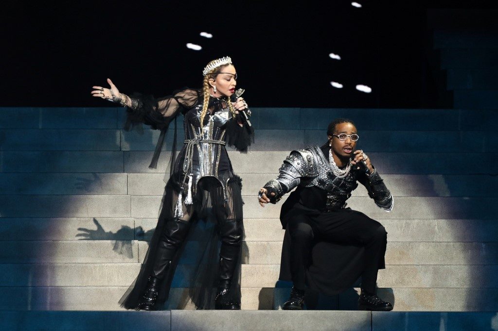 Madonna performs new song at Eurovision