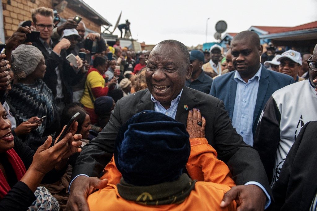 South African parliament reelects Ramaphosa as president