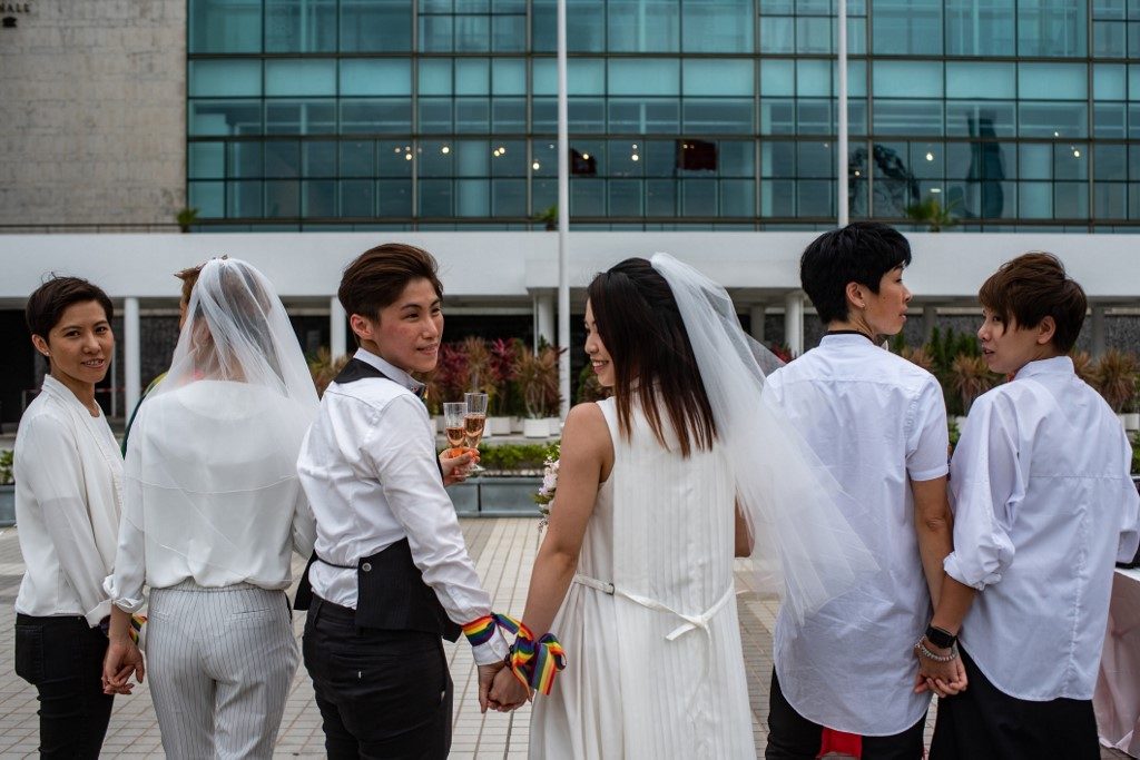 Hong Kong government defends gay marriage ban in court