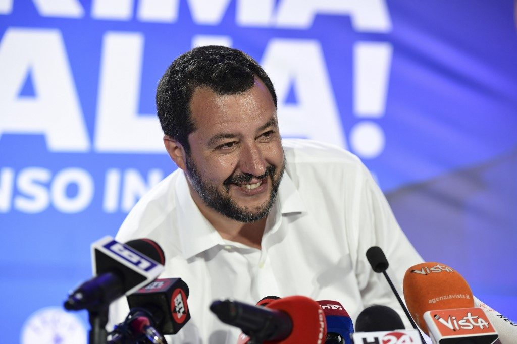 Far-right League victory in EU vote strains Italy coalition
