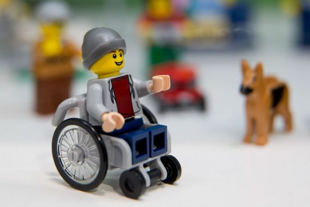 Lego unveils first disabled minifigure