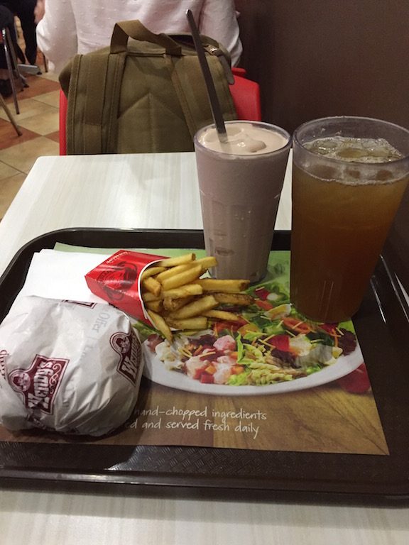 DINE IN. If you forget your tumbler or container, you can ask establishments to put your order in a glass – like the author did at Wendy's for her ice cream. Photo courtesy of Joni Galeste 