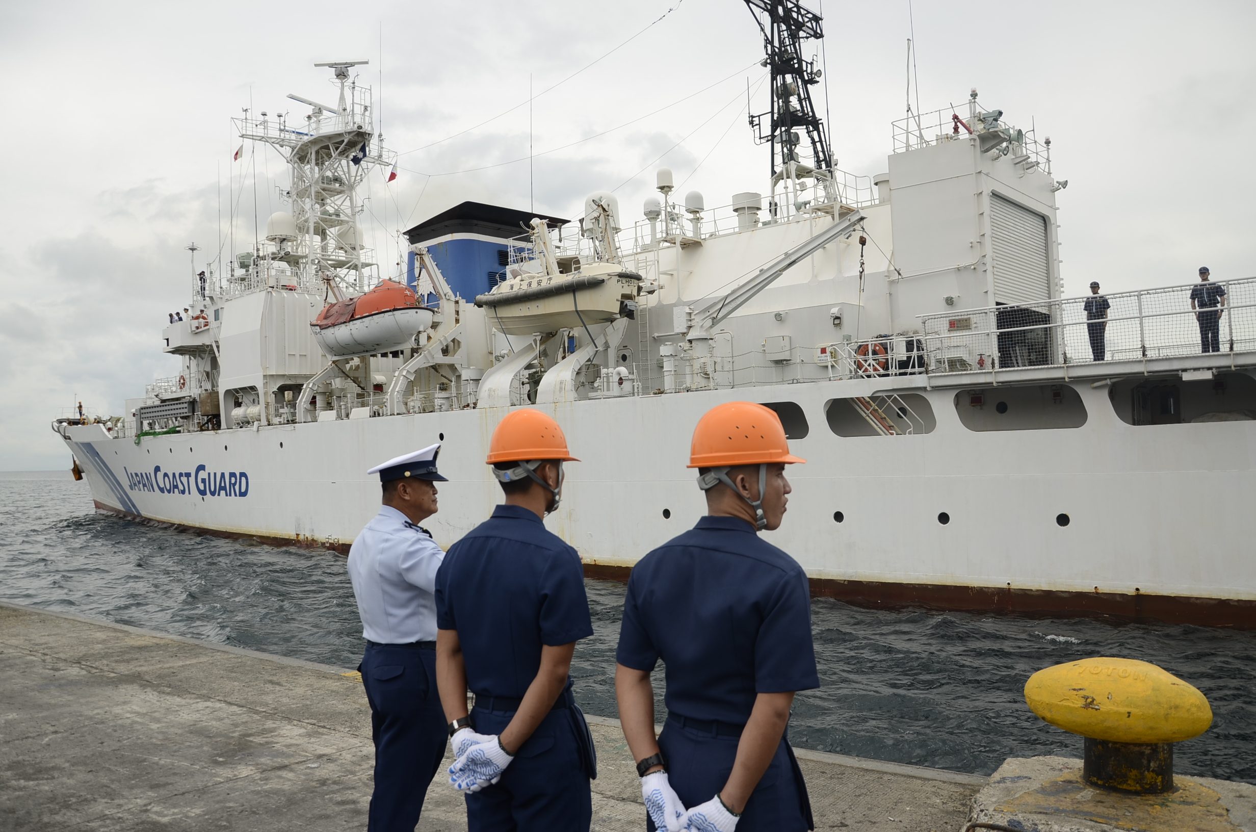 LOOK: Japan Coast Guard vessel joins maritime drill in Davao