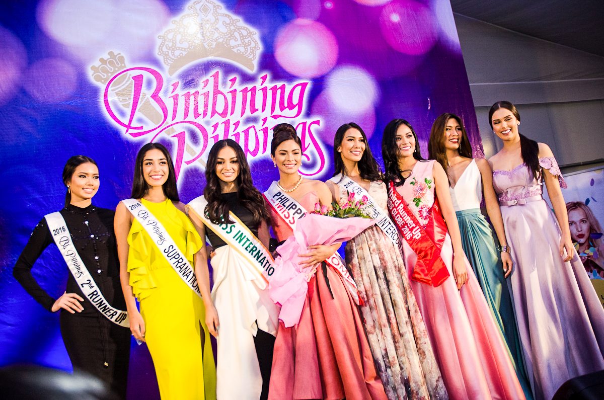 The 2016 batch during the send-off of Miss Universe 2016 Maxine Medina in January. File photo by Rob Reyes/Rappler 