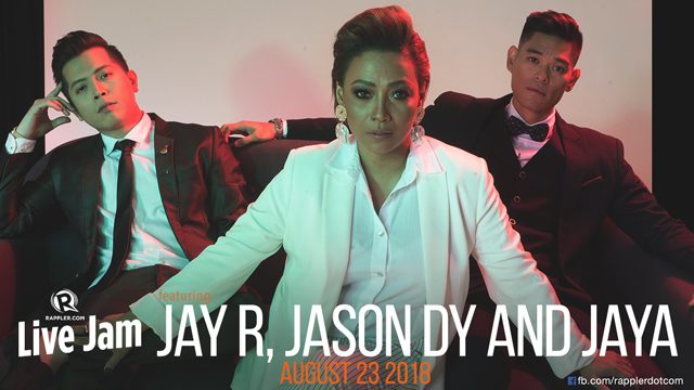 [WATCH] Rappler Live Jam: Jay R, Jason Dy, and Jaya