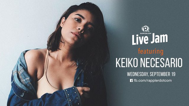 [WATCH] Rappler Live Jam: Keiko Necesario
