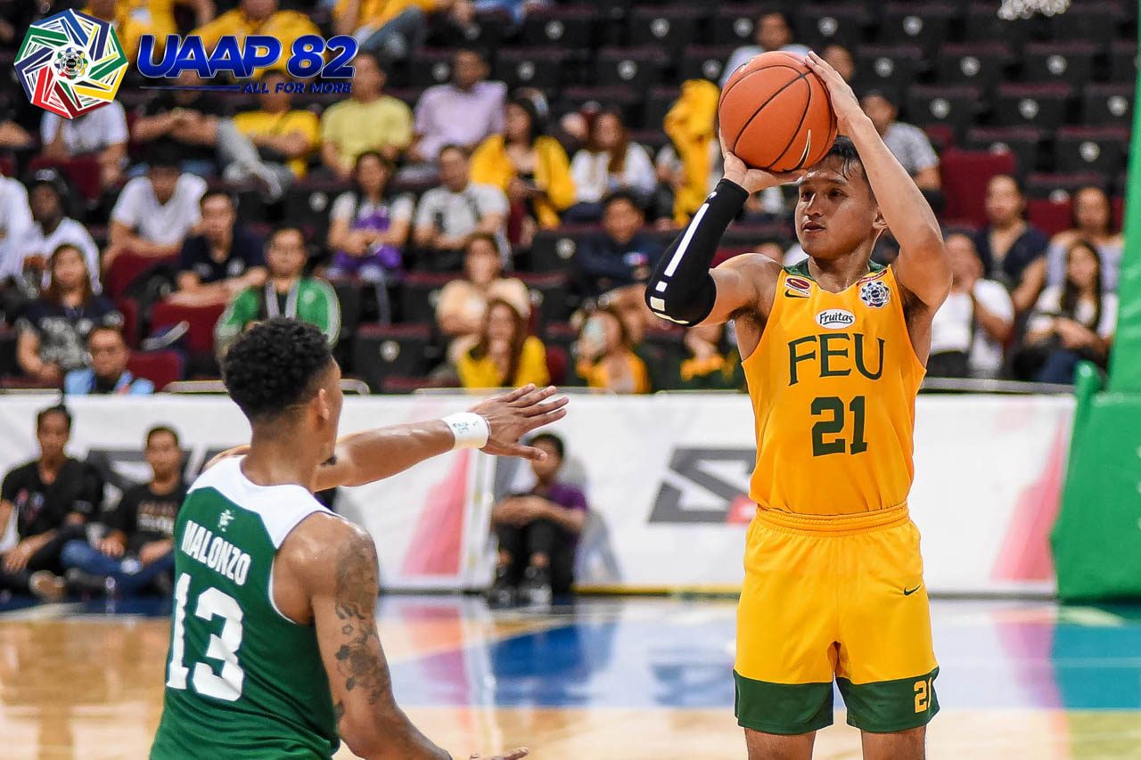 CRUNCH TIME. Wendell Comboy helps the Tamaraws keep the Archers at bay in the closing minutes. Photo release  