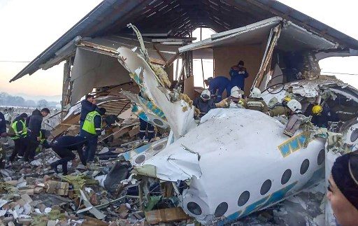 12 killed, dozens injured as plane crashes in Kazakhstan