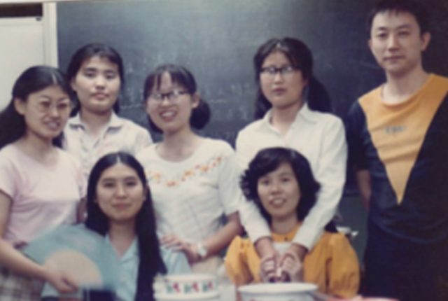 BRAVING CHINA. Aileen with fellow international students in China in the early 1980s. Photo from Tulay magazine 