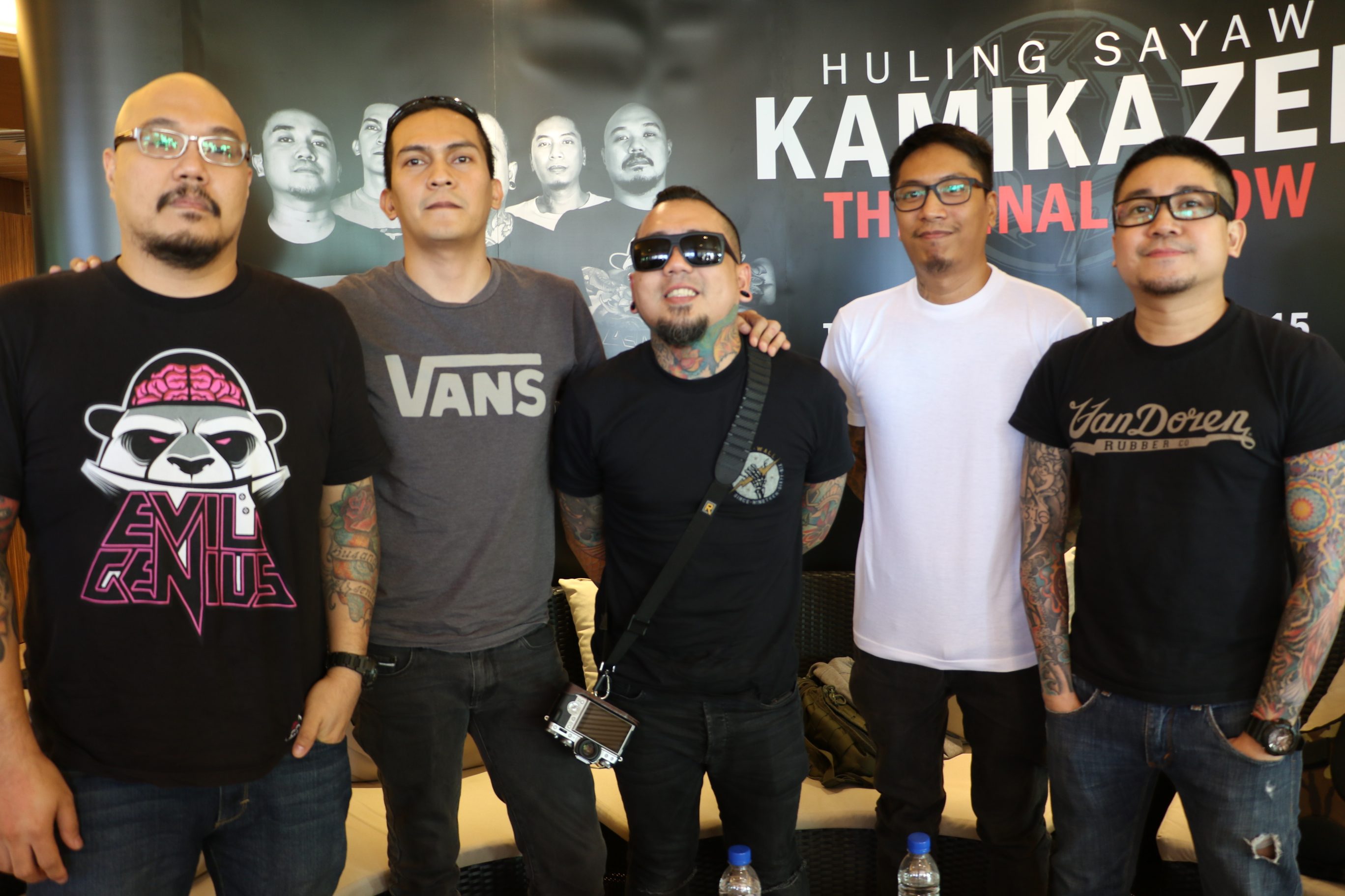 15 YEARS. Kamikazee at their interview with media. Photo by Sheen Seeckts 