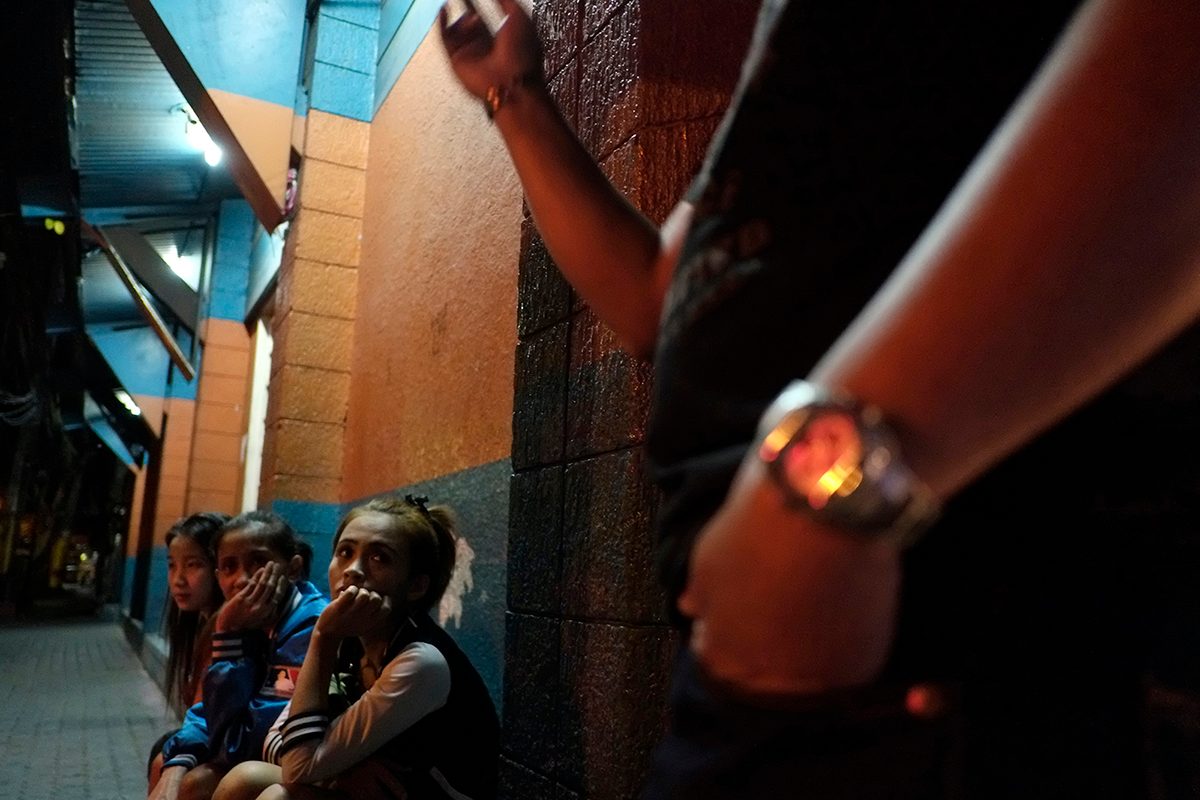 Competition among freelance sex workers on the streets has become stiffer, with girls as young as 14 getting into the flesh trade. Photo by the Tokwa Collective for Rappler  