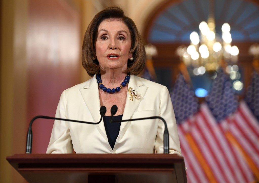Top U.S. Democrat tells House to draft Trump impeachment articles
