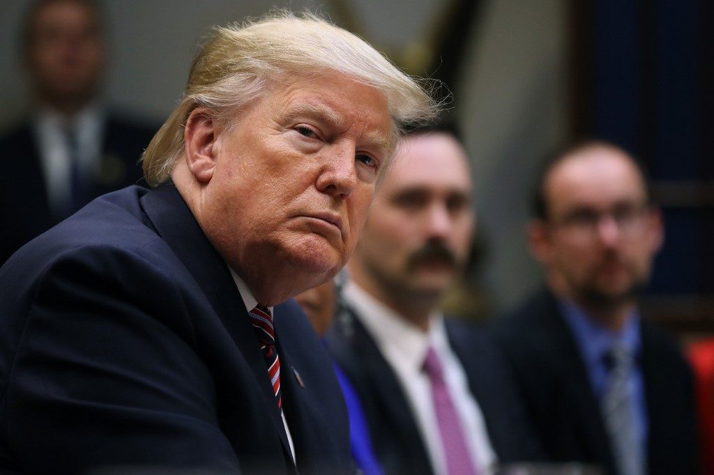 TRUMP'S DECISION. President Donal Trump will have to investigate and decide if sanctions will be imposed on foreign individuals said to have committed serious human rights violations. Photo by Chip Somodevilla/Getty Images/AFP 