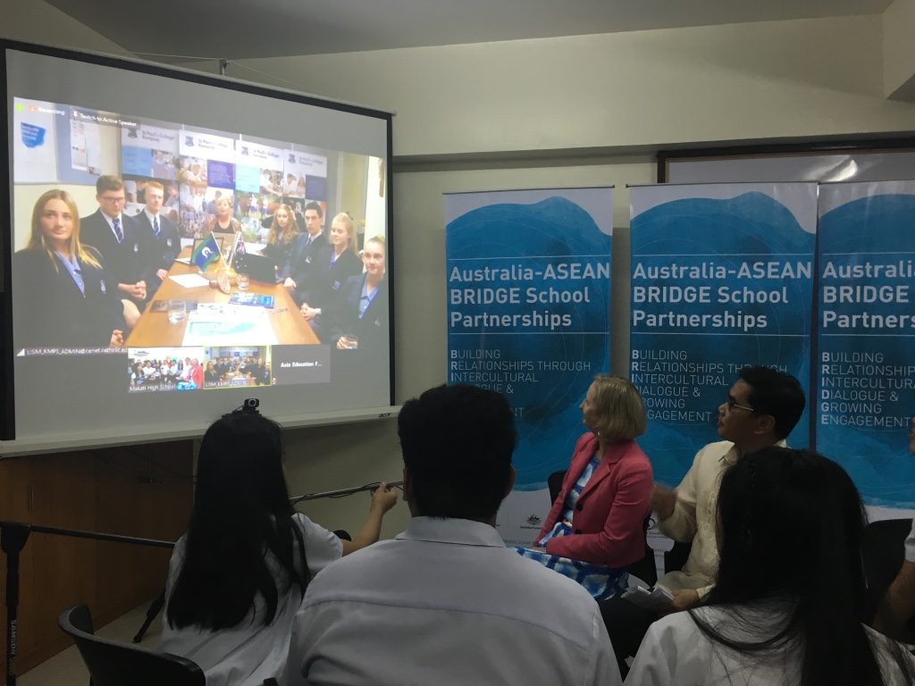 PH, Australia pilot online cultural exchange course in Makati high school