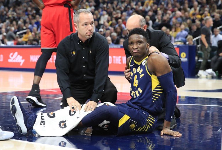 Pacers star Oladipo goes down with ‘serious’ knee injury