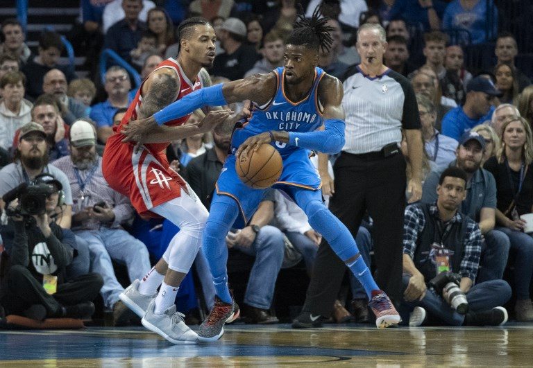 Thunder’s Noel stretchered off after scary fall