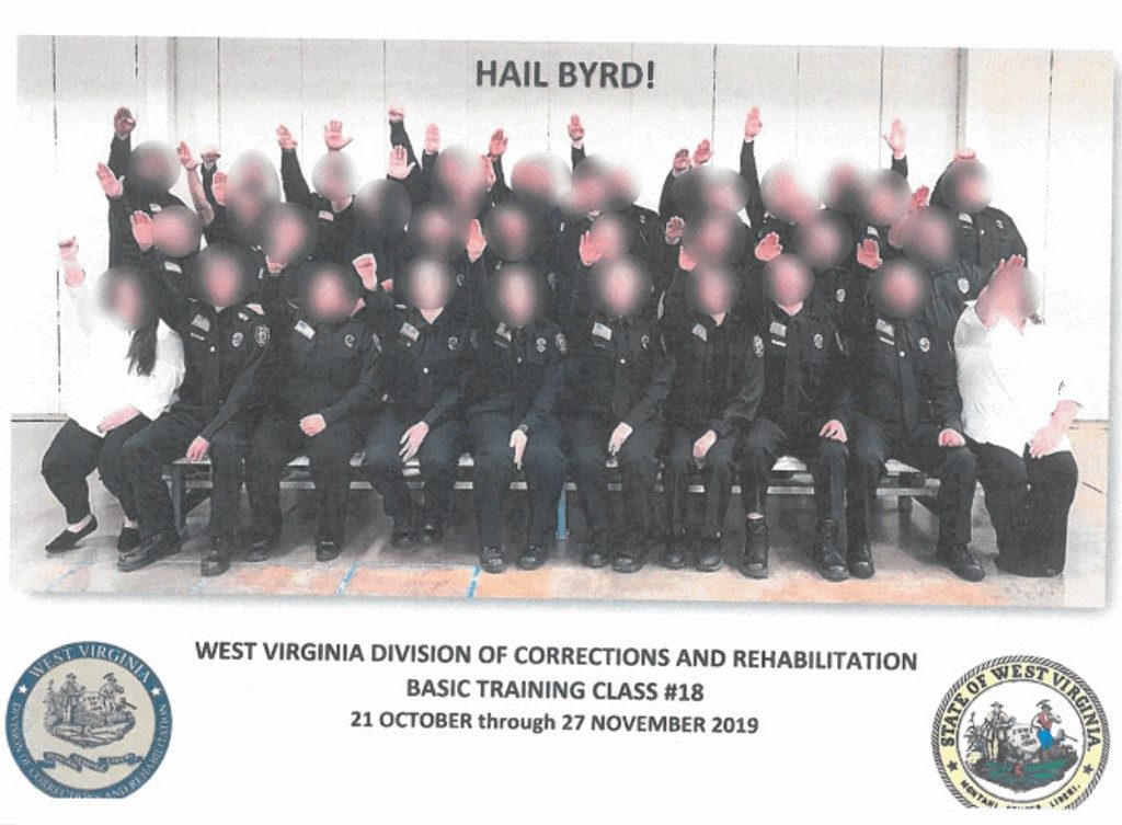 U.S. state sacks prison guard trainees for Nazi salute