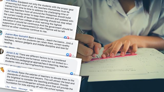Amid dismal PISA results, netizens suggest ways to improve PH education