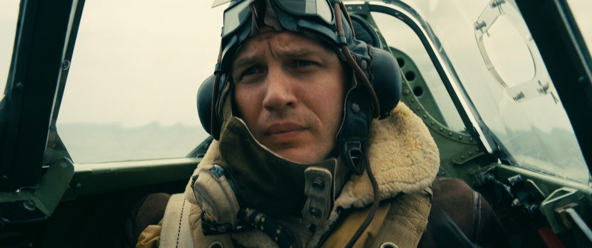 Tom Hardy plays a pilot in 'Dunkirk.' Photo courtesy of Warner Bros. Pictures  