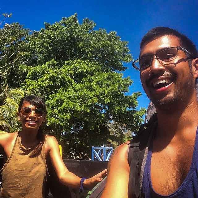 FIRSTS. Our first time hitchhiking together (Costa Rica) 
