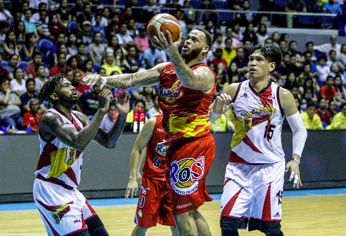 Rain or Shine barely escapes San Miguel to go up 2-0 in PBA semis