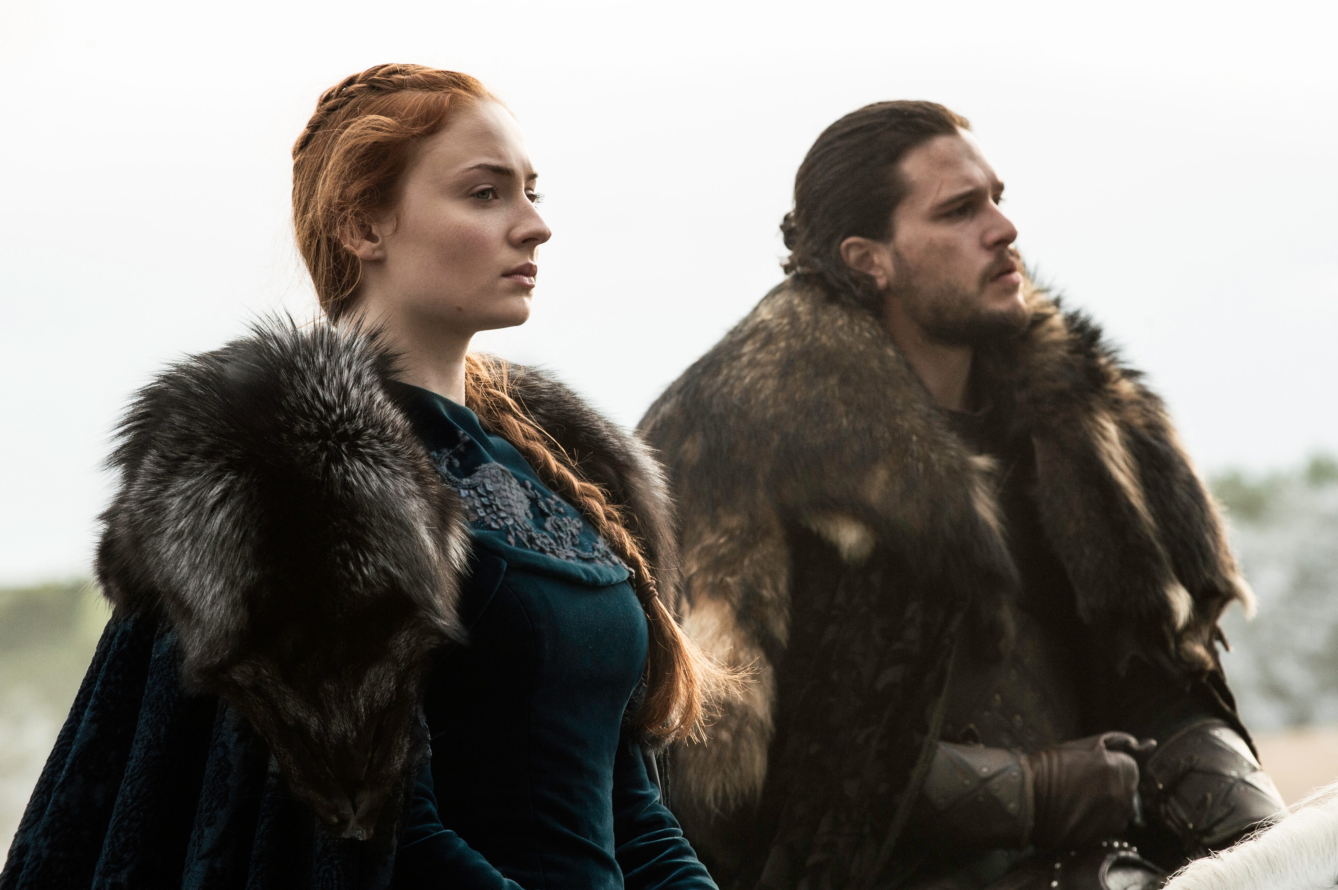 Sansa Stark and Jon Snow. Photo by Helen Sloan/HBO, courtesy of HBO Asia 