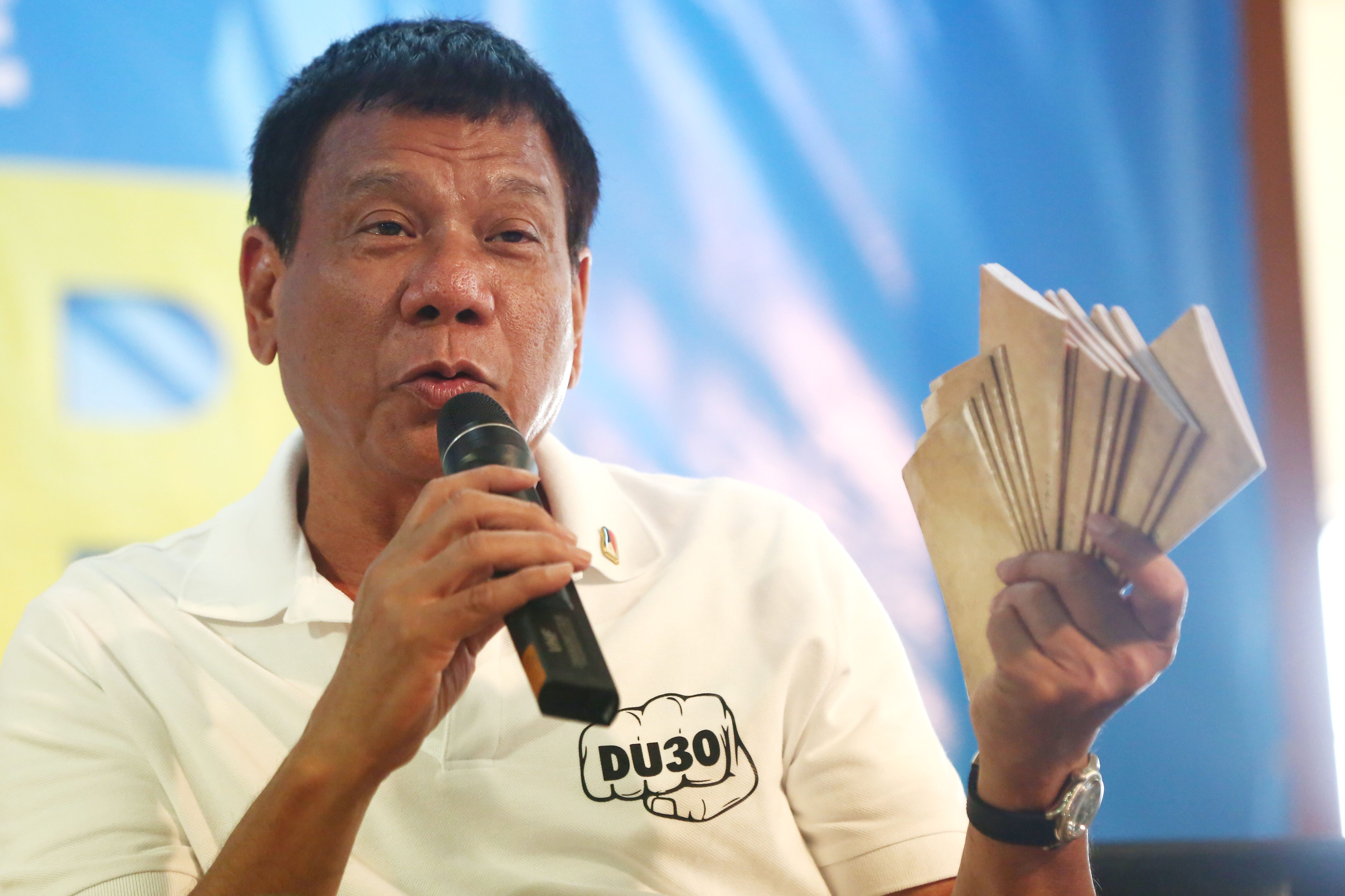 Duterte tidak termasuk dalam kategori politisi tradisional Filipina. Foto oleh Ben Nabong/Rappler 