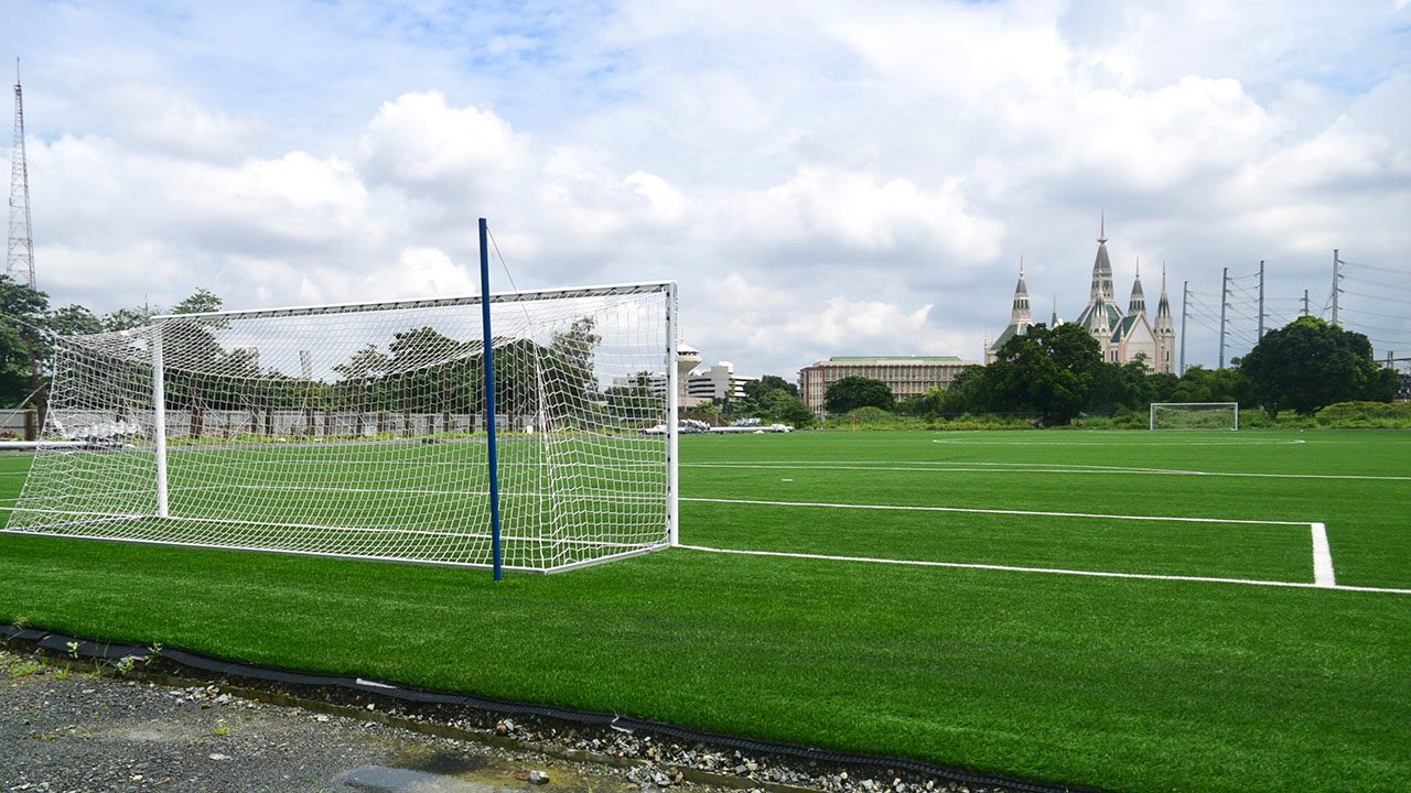 IN PHOTOS: UP Diliman’s new football pitch