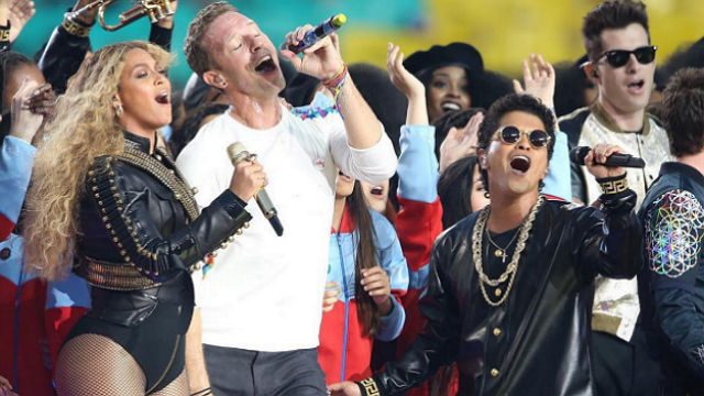FOTO: Beyonce, Coldplay, Bruno Mars ramaikan ‘halftime show’ Super Bowl