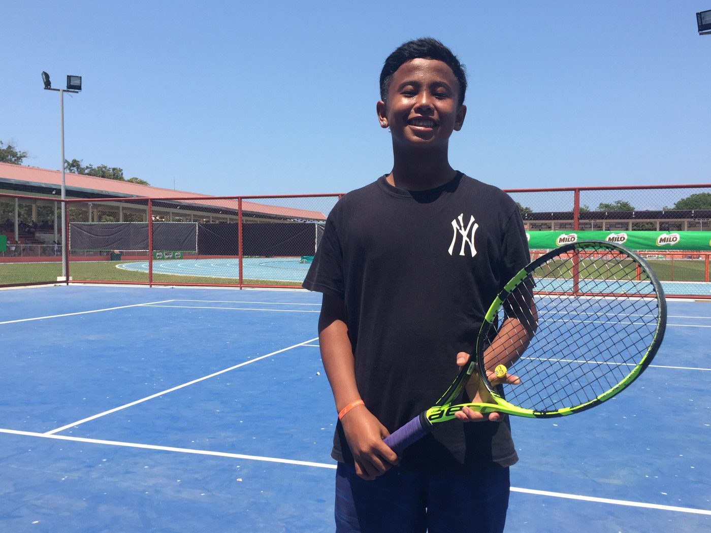 Lone Palaro athlete from Marawi wants to play for UST tennis someday