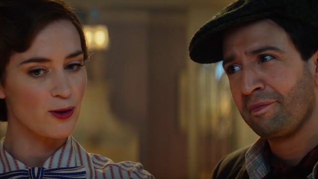 TEAM UP. Emily Blunt is joined by Lin-Manuel Miranda in the movie.  