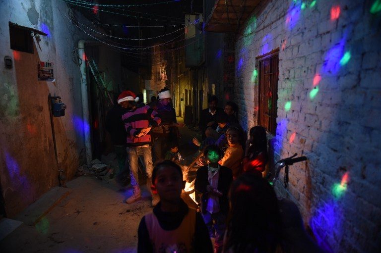 PAKISTAN. Umat Kristiani di Islamabad, Pakistan, berkumpul untuk merayakan Natal. Foto oleh Farooq Naeem/AFP 