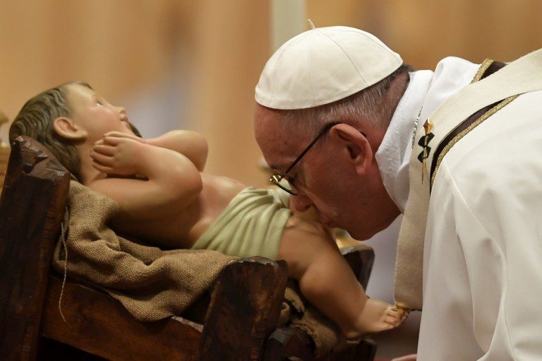 Paus Fransiskus mendorong kasih sayang untuk anak-anak di Hari Natal