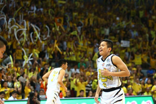 Marvin Lee of UST lets his emotions hang out  