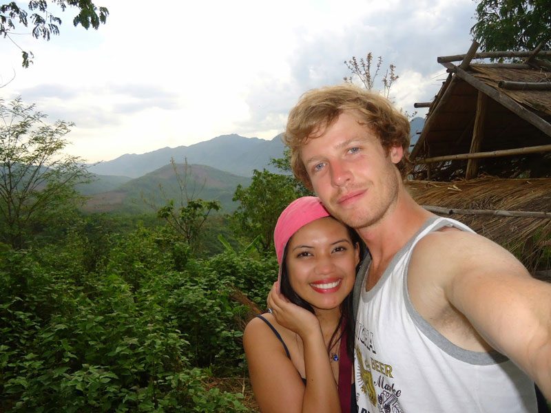 MEMORY. The day we met. Luang Prabang, Laos. All photos provided by Kach Medina or Jon Howe  