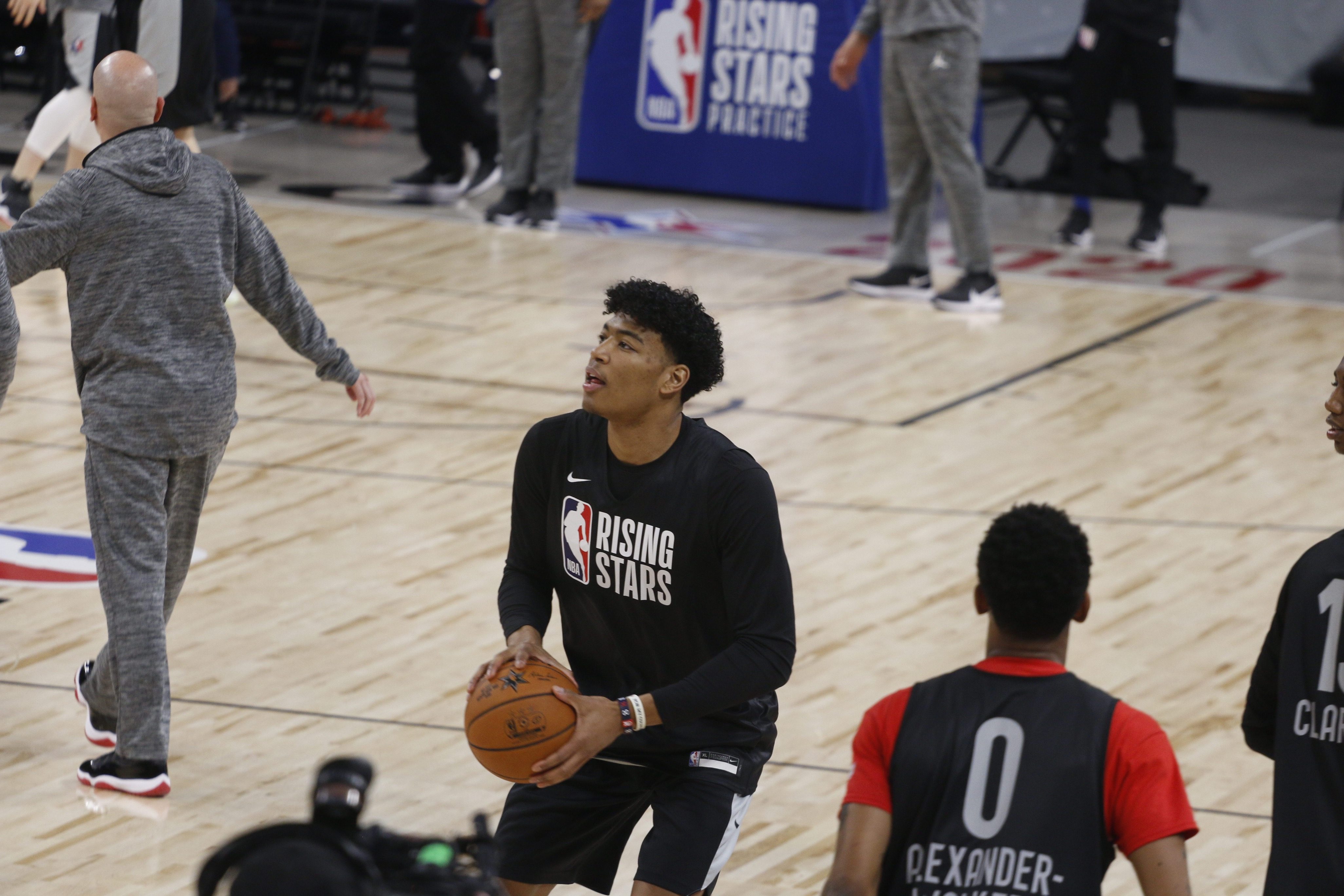 ASIA REPRESENT. A huge Japanese media contingent is present here at the All-Star Weekend for one of their own, rookie Rui Hachimura. Photo by Paul Mata/Rappler.com
 