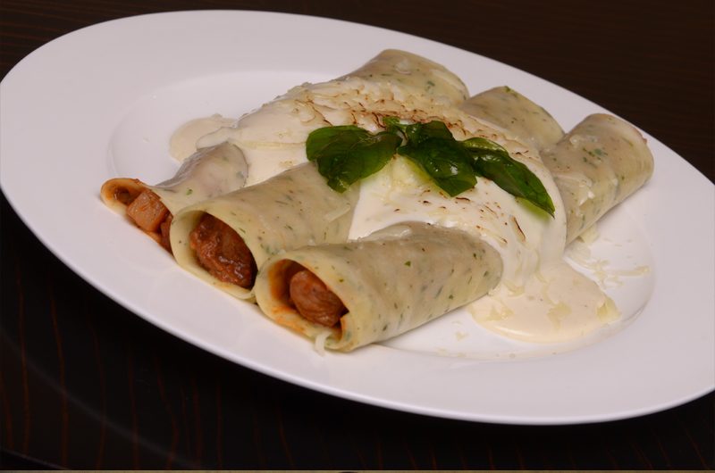 CANNELLONI. Menudo makes a come back with an Italian twist. Photo provided by Luneta Hotel