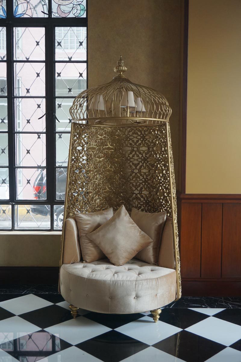 This beautiful piece in the lobby is sure to attract guests. Photo by Carol Ramoran