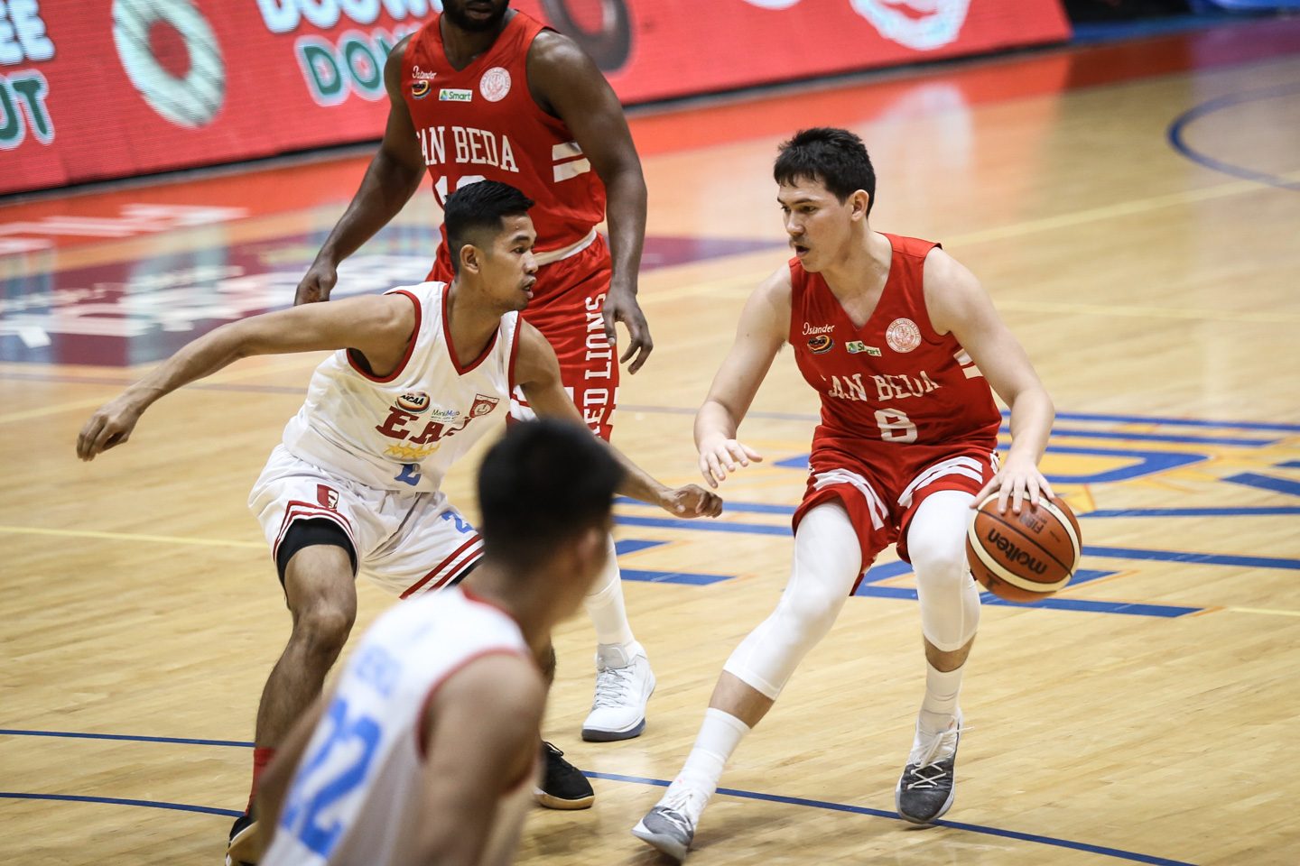 NCAA champ San Beda rolls over EAC for 3rd straight win