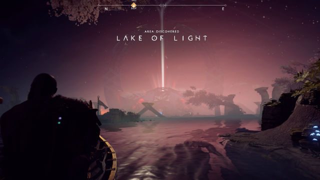 PSEUDO-OPEN WORLD. The structure of the game is a lot less linear than previous games, allowing for more freedom in exploring beautiful locales such as the 'Lake of Light' featured here.  