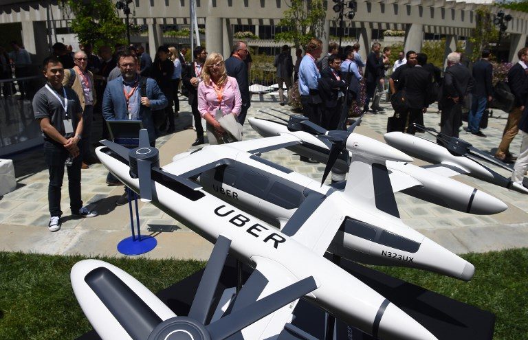Uber’s ‘flying taxi’ prototypes shown off at Uber Elevate
