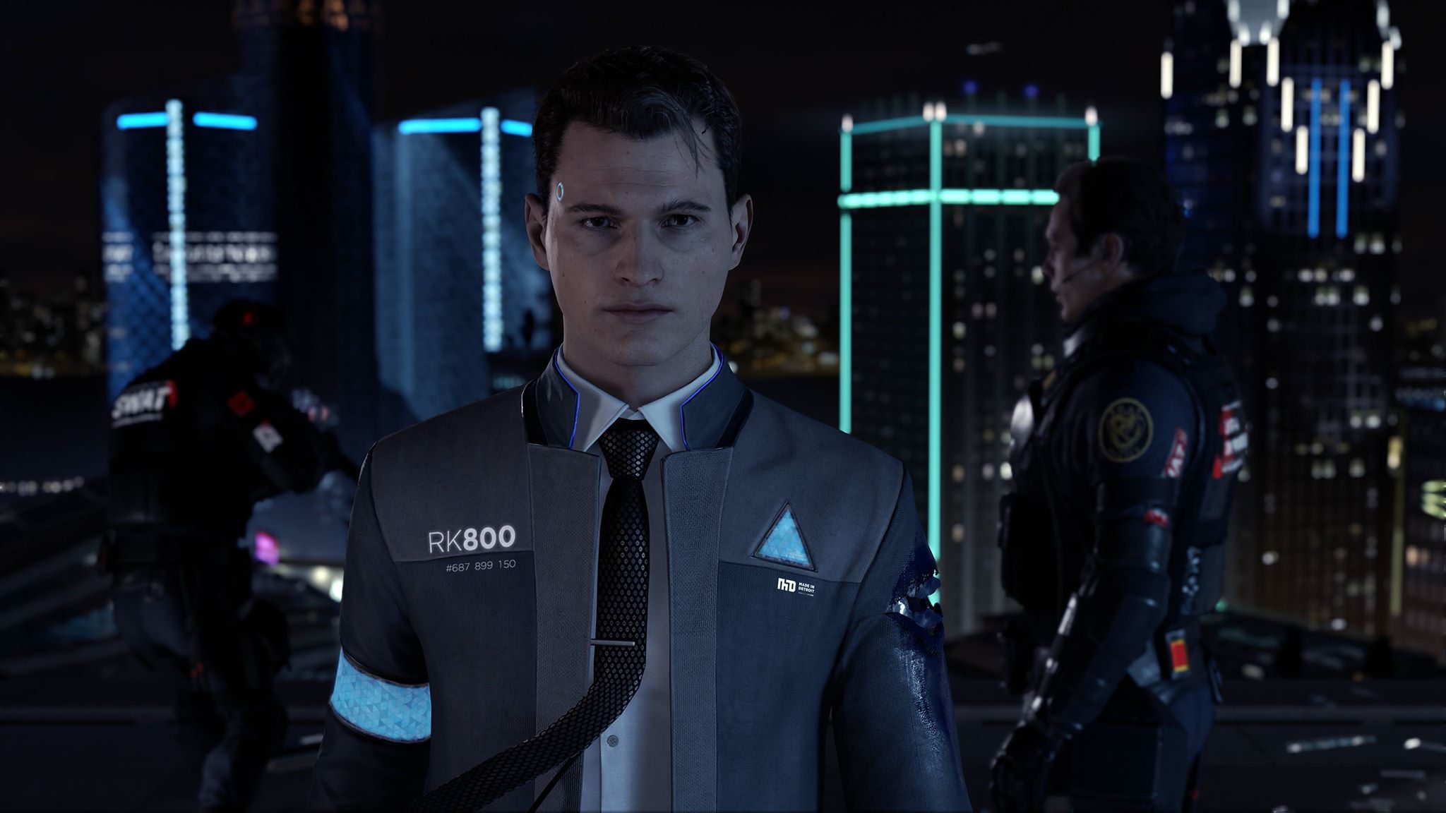 Connor’s only priority is to follow the protocol, but his harsh demeanor towards his fellow androids could shift as he discovers the truth behind all the deviancy. Kara and Markus (not pictured here) also keep to their code until the players start moving them  