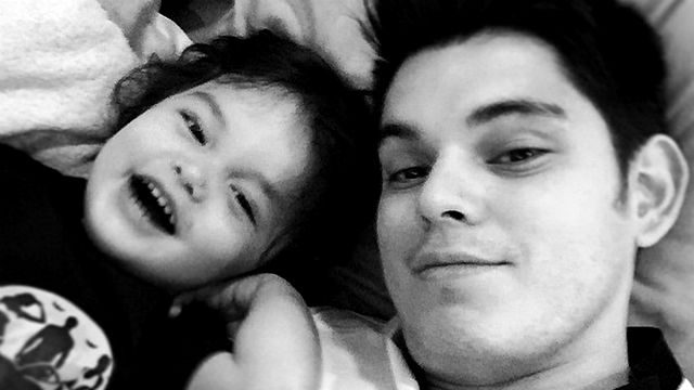 FATHER AND SON. Richard Gutierrez with little Zion. Screengrab from Instagram 
