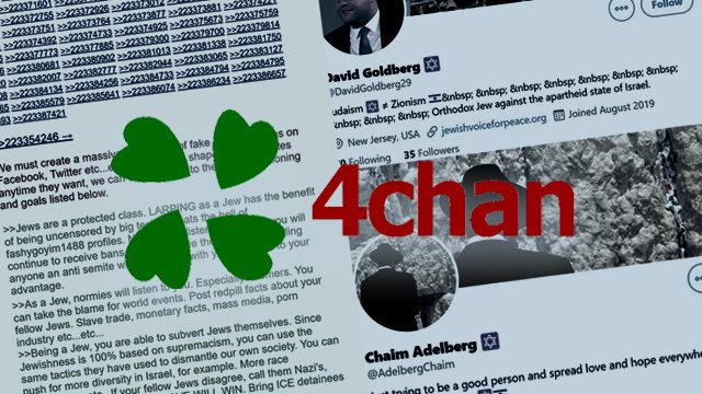 4chan members spread anti-Semitic messages on Twitter by posing as Jews